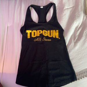 top gun allstars cheerleading tank top